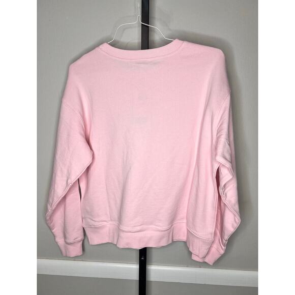 Wildfox Graphic Crewneck “Brunch Club Everyday” Pink Sweatshirt Size M NWT - Picture 3 of 6